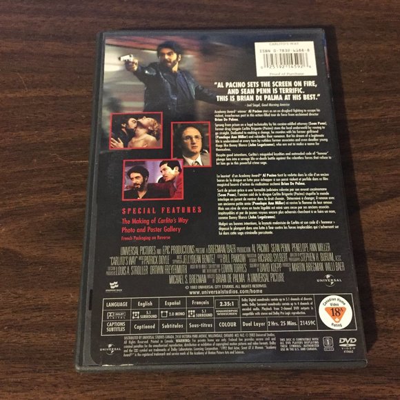 Carlito's Way DVD - Picture 2 of 4